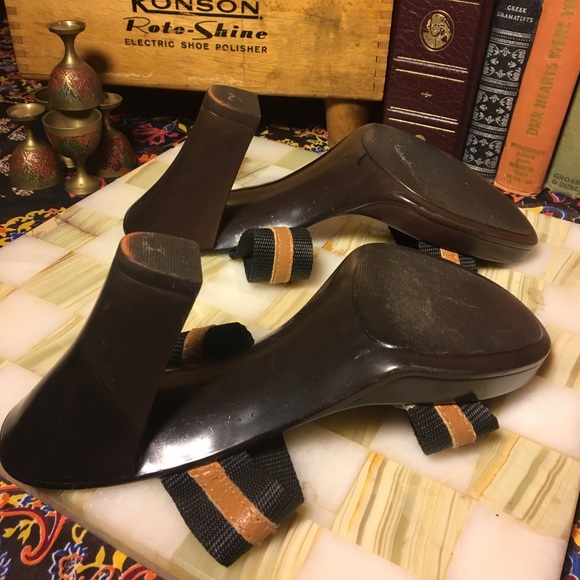 Vintage Renetti Double strap Slide Sandals size 7 - Picture 7 of 8